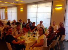 Almoçando em Cascia