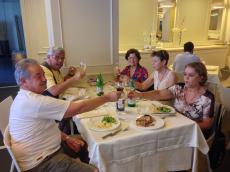 Almoçando em Cascia