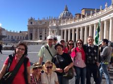 Em Roma.