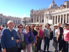 Em Roma.