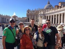 Em Roma.