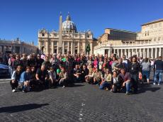 Em Roma.