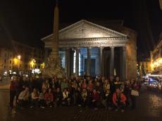 Em Roma.