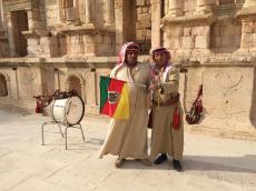 Árabes cantantes de Jarash. 