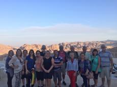 Vista do nosso hotel em Petra.