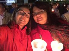 Procissão das velas em Fátima.