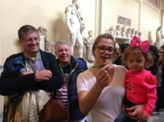No Museu do Vaticano.