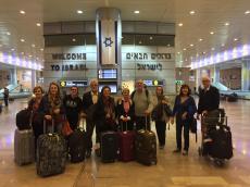 Chegando em Tel Aviv. 