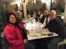 Jantar em Tel Aviv.