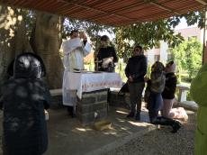 Missa no Monte das bem-aventuranças.