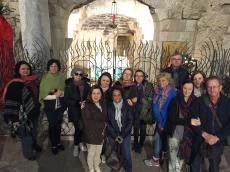 Na Gruta da Anunciação em Nazareth 