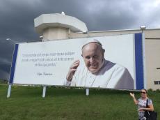 Com o nosso Papa Francisco.