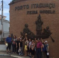 No Porto onde Nossa Senhora Aparecida foi encontrada.