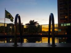 No Hotel em Brasília.