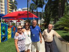 Chegamos no Hotel em Caldas Novas.