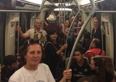 Passeando em Paris de metrô 