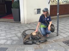 Passeando em Bratislava. 