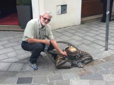 Passeando em Bratislava. 