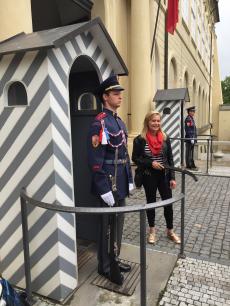 Passeando em Praga. 