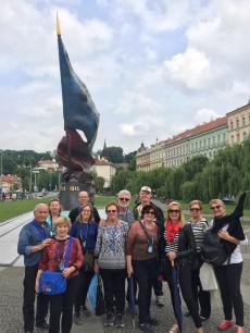 Passeando em Praga. 