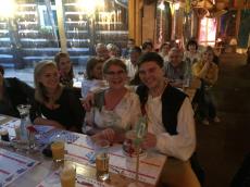 Jantar em Praga. 