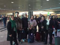 Embarcando em Porto Alegre. 