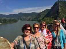 O Danúbio como cenário em Dürnstein. 