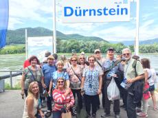 O Danúbio como cenário em Dürnstein. 