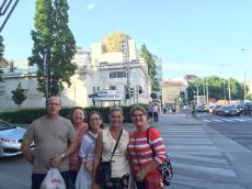 Pelo centro de Viena. 