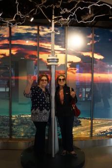 Na CN Tower. 
