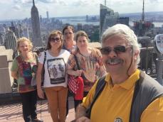 Do topo de Rockfeller Center avistamos o Empire State Building