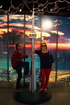 Na CN Tower. 
