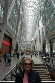 No passeio de Toronto. 