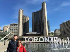 Passeando em Toronto. 