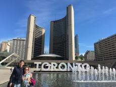 Passeando em Toronto. 