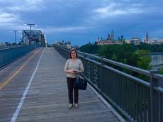 No passeio por Ottawa