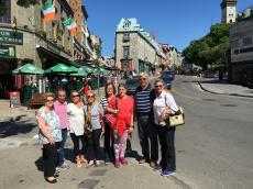 No passeio por Quebec