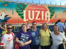 Grupo no Cirque du Soleil 