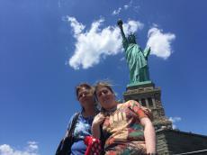 Na Ilha da Estátua da Liberdade 