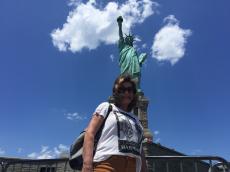 Na Ilha da Estátua da Liberdade 