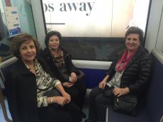 Hora de pegar metrô. 