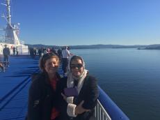 Chegando em Oslo. 