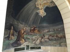 Pinturas da Igreja do Campo dos Pastores em Belém 