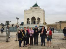 No mausoléu do Rei Muhamed V em Rabat
