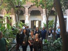 No Palácio Bahia em Marrakech 