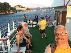 Navegando na baia de Acapulco