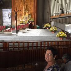 Visitando a Basílica de Guadalupe. 