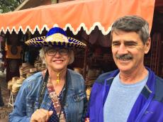 Em Xochimilco.