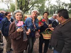 Em Xochimilco.