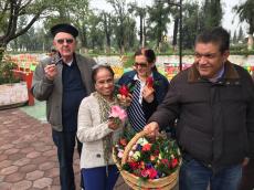 Em Xochimilco.